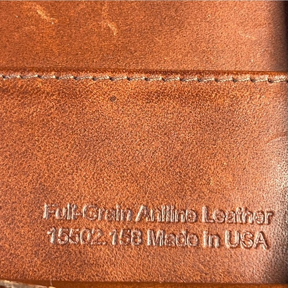 Franklin Quest Full Grain Aniline Leather Made in the USA Binder - Picture 12 of 15